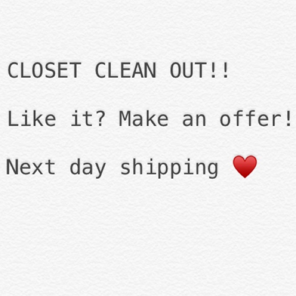 CLOSET CLEAN OUT!